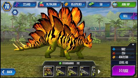 Stegosaurus Jurassic World The Mobile Game Wikia Fandom Powered By