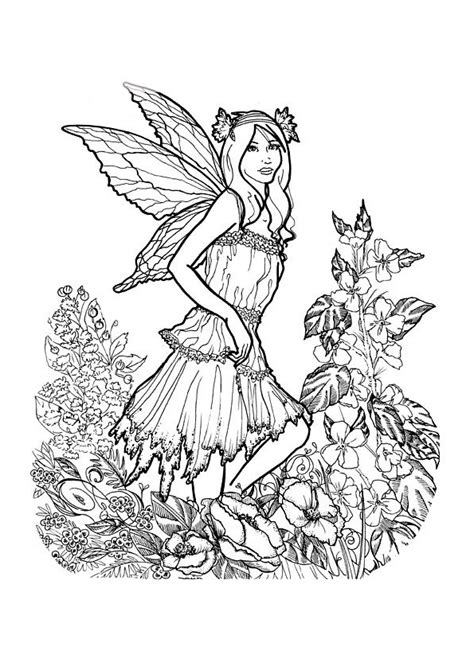 Fairy Mandala Coloring Coloring Pages