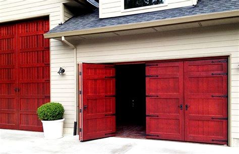 Bi Fold Garage Door Non Warping Patented Wooden Pivot Door Sliding