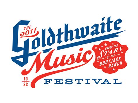 Goldthwaite Music Festival Logo Graphis