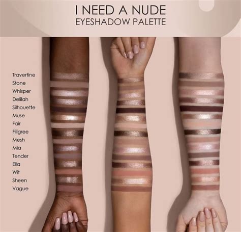 I Need A Nude Palette Natasha Denona Mai Senza Trucco