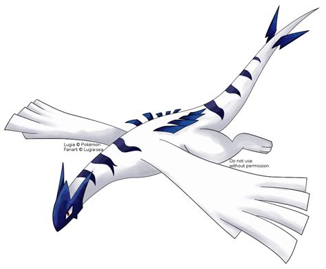 Lugia Pokemon Png Isolated Clipart Png Mart