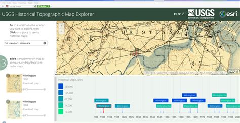 Explorer Makes Access To Usgs Historical Topographic Map Collection