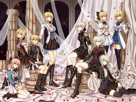 Artoria Pendragon Saber Jeanne D Arc Alter Nero Claudius Jeanne D Arc And More Fate And