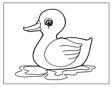 Desenhos Para Colorir Pato