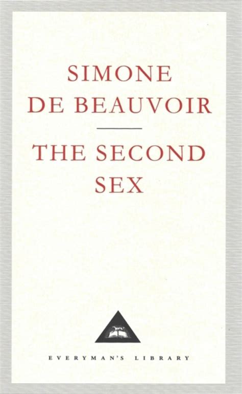 The Second Sex Simone De Beauvoir 9781857151374 Boeken