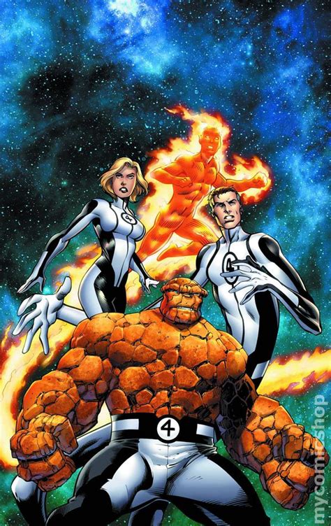 Fantastic Four Poster 2012 Marvel By Mark Bagley Comic Books