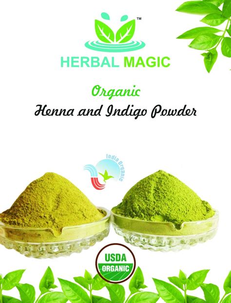 Usda Certified 100g Organic Henna Powder 100g Organic Indigo Etsy