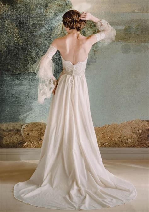 romantic wedding gown a beautiful vintage inspired strapless dress cool chic style fashion