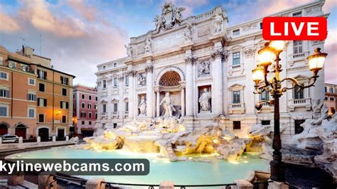 🔴 Live Webcam From Rome Watch The Trevi Fountain In Real Time Youtube