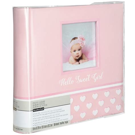 Baby Girl 2 Up Photo Album By Recollections In 2020 Photo Album