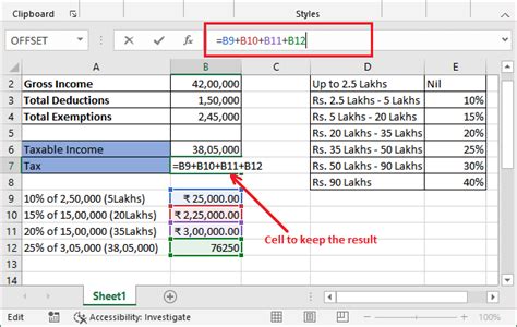Calculate Taxes In Excel