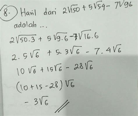 Modul Bilangan Pangkat Akar Dan Logaritma