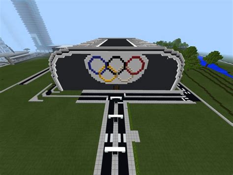 Minecraft Olympic Stadion Olympics Building Minecraft