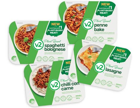 v2Foods Launches Vegan Ready Meals Range in Woolworths Across Australia