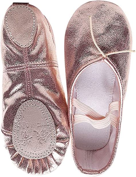 Heallily Ballet Shoes For Toddler Girls Ballet Slippers Cross Elastic