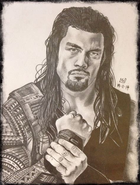 Roman Reigns Drawing ~ Wwe Coloring Pages Roman Reigns At Dekorisori