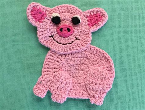 Crochet Pig Third Leg • Kerris Crochet