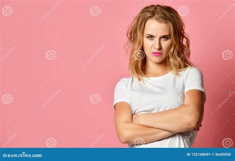 Young Angry Sad Woman Serious And Concerned Looking Worried And