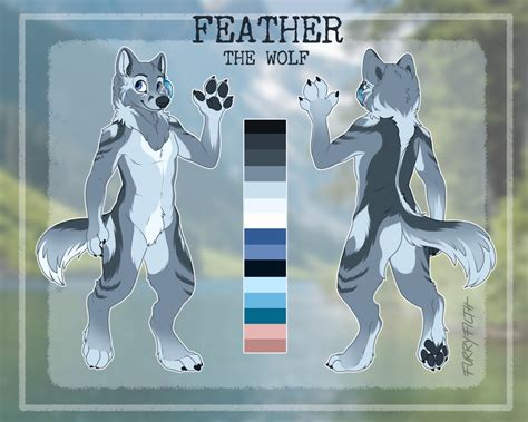Custom Furry Base Anthro And Feral Reference Sheet Art Commission