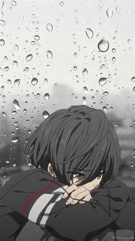 Veda Aco Sad Anime Rain Hd Phone Wallpaper Pxfuel