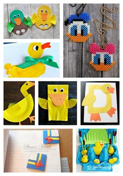 20 Activities To Celebrate Donald Duck Day Duck Crafts Puppets For