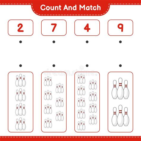 Count And Match Count The Number Of Bowling Pin And Match With The