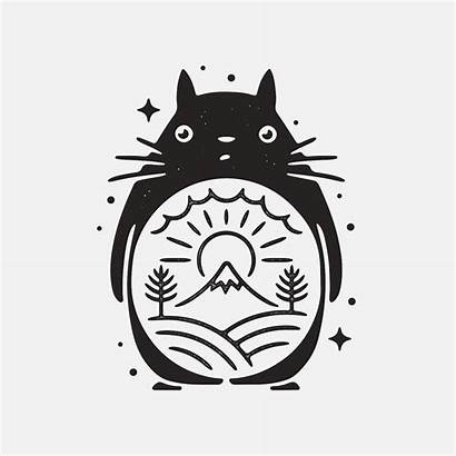 Totoro Ghibli Tattoo Drawing Studio Liam Neighbor