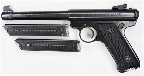 Lot Ruger Mark I 22 Long Rifle Semi Automatic Pistol