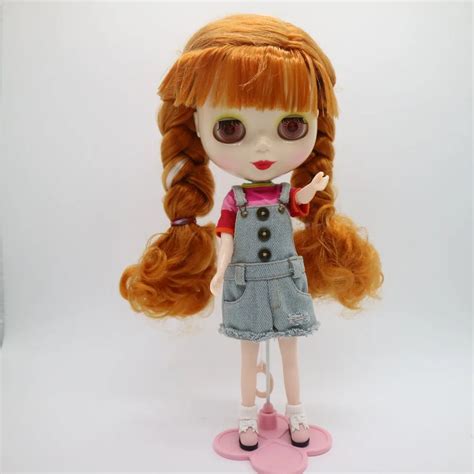 20180125 Nude Blyth Doll Mixed Hair Factory Doll Fashion Doll Suitable