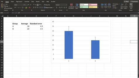 How To Make Error Bars In Google Sheets And Microsoft Excel YouTube