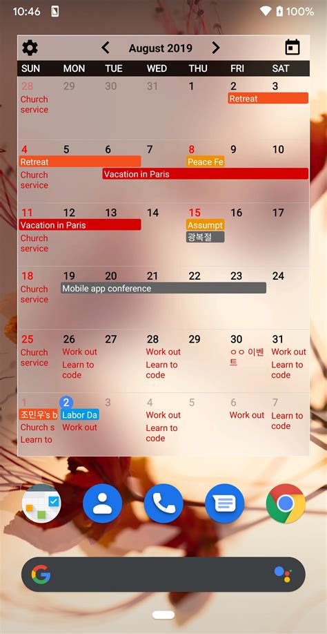 Calendario Widgets For Android Apk Download