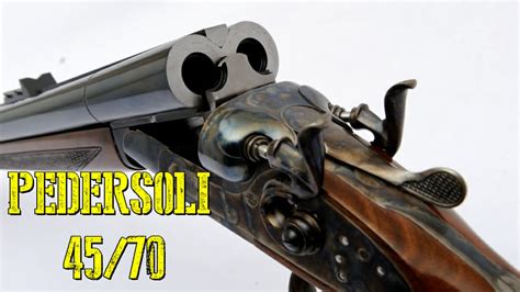 Pedersoli 45 70 Double Barrel Rifle Youtube