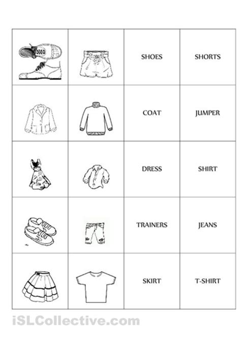12 Best Images Of Esl Weather And Clothing Worksheet