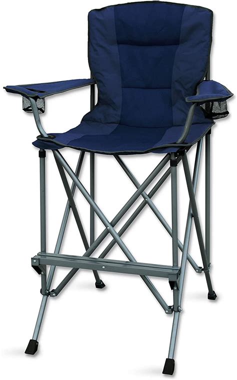 Rms Outdoors Extra Tall Folding Chair Bar Height Director Chair For