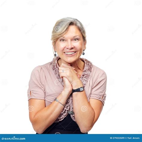 Maturity And Confidence Studio Shot Of A Mature Woman Isolated On White Stock Image Image Of