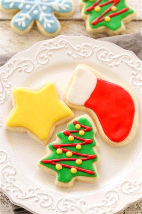 And the baking process involved with making a batch of make the cookie dough: Soft Christmas Cut-Out Sugar Cookies - Live Well Bake Often