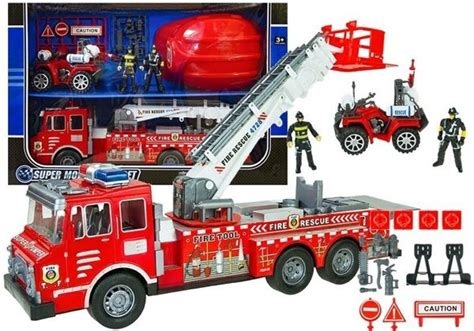Fire Truck Playset Fire Rescue Brigade Set Toys Cars