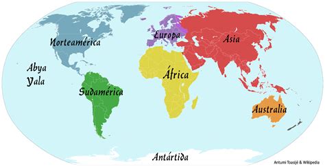 34 Mapa Del Mundo Continentes Background Maesta