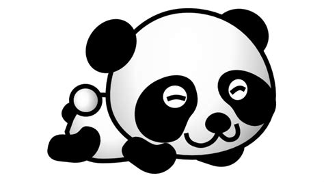 How To Draw Cute Panda Very Easy Youtube