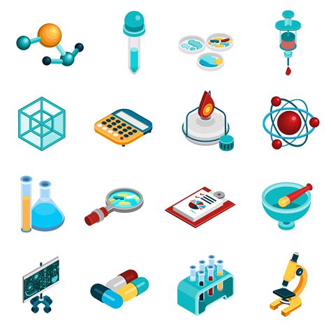Science Icons Set 484916 Vector Art At Vecteezy