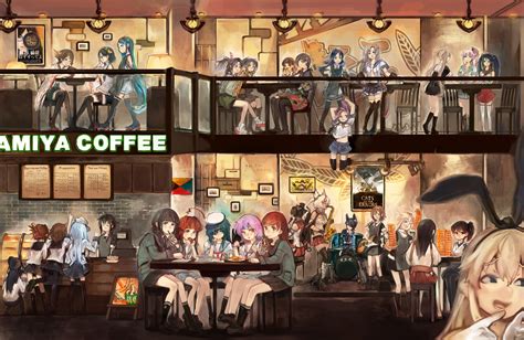 Wallpaper Anime Kantai Collection Bar Restaurant 2500x1625 Pvris