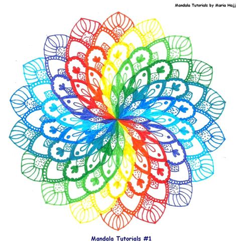 Rainbow Twirls Create A Twisted Rainbow Mandala In No Time