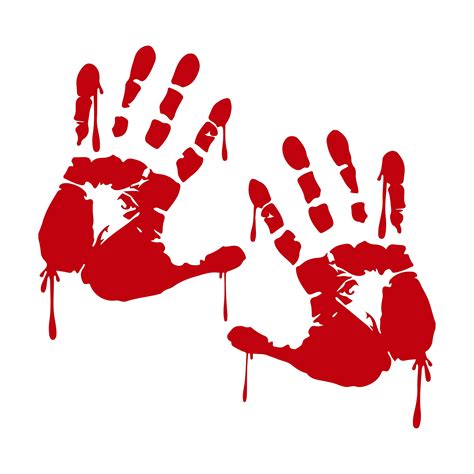 Bloody Hands Svg And Png Halloween Digital File Etsy