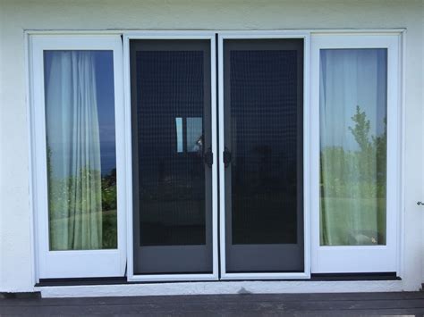 Double Sliding Screen Door Rescreening In Malibu With Pet Screen