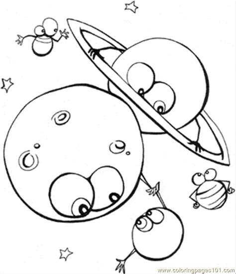 Planets Coloring Pages Coloring Page for Kids - Free Astronomy
