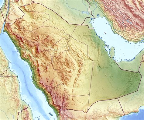 Maps of Saudi Arabia | Detailed map of Saudi Arabia in English