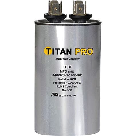 Titan Pro Run Capacitor 35 Mfd 440370 Volt Oval Packard Online