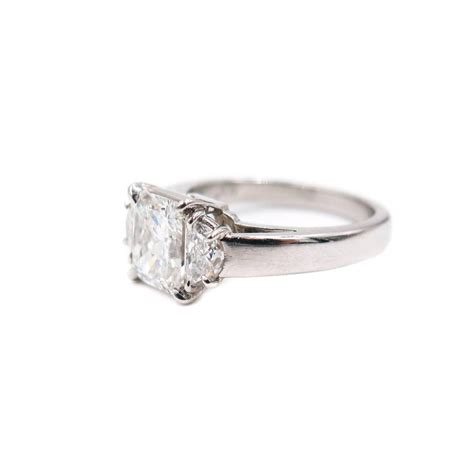 Gia Certified 200 Carat Radiant Cut Diamond Platinum Engagement Ring