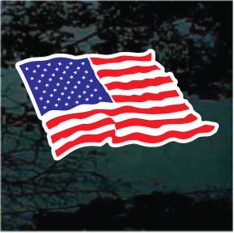 American Flag Decals Custom Vinyl Stickers Decal Junky